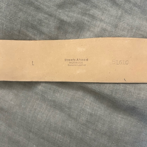 Streets Ahead Tan Leather Belt - Picture 2 of 4